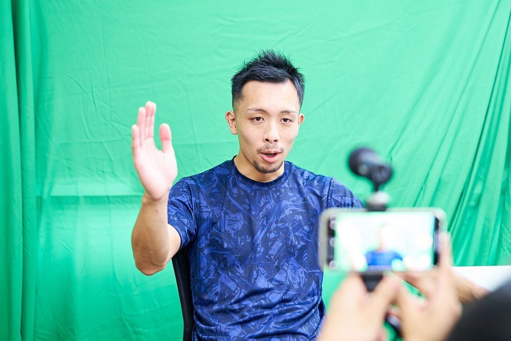 YouTube撮影の様子