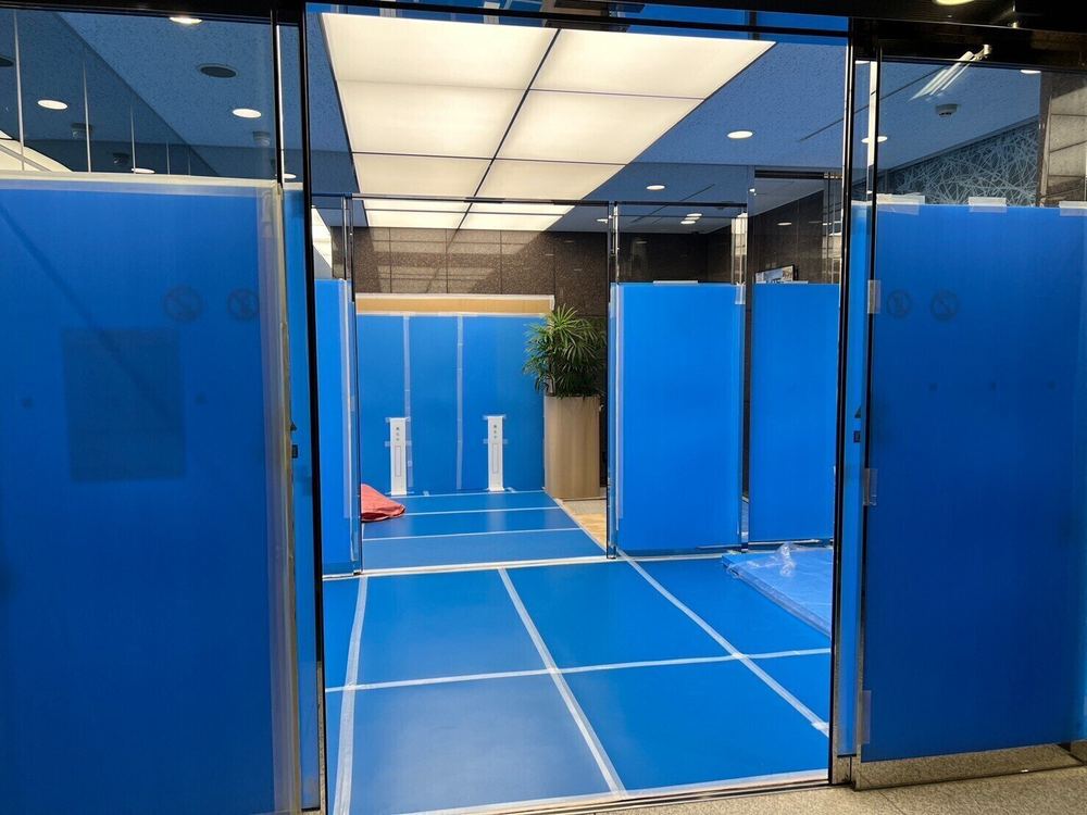 建築と養生の2つの部門で現場を支える